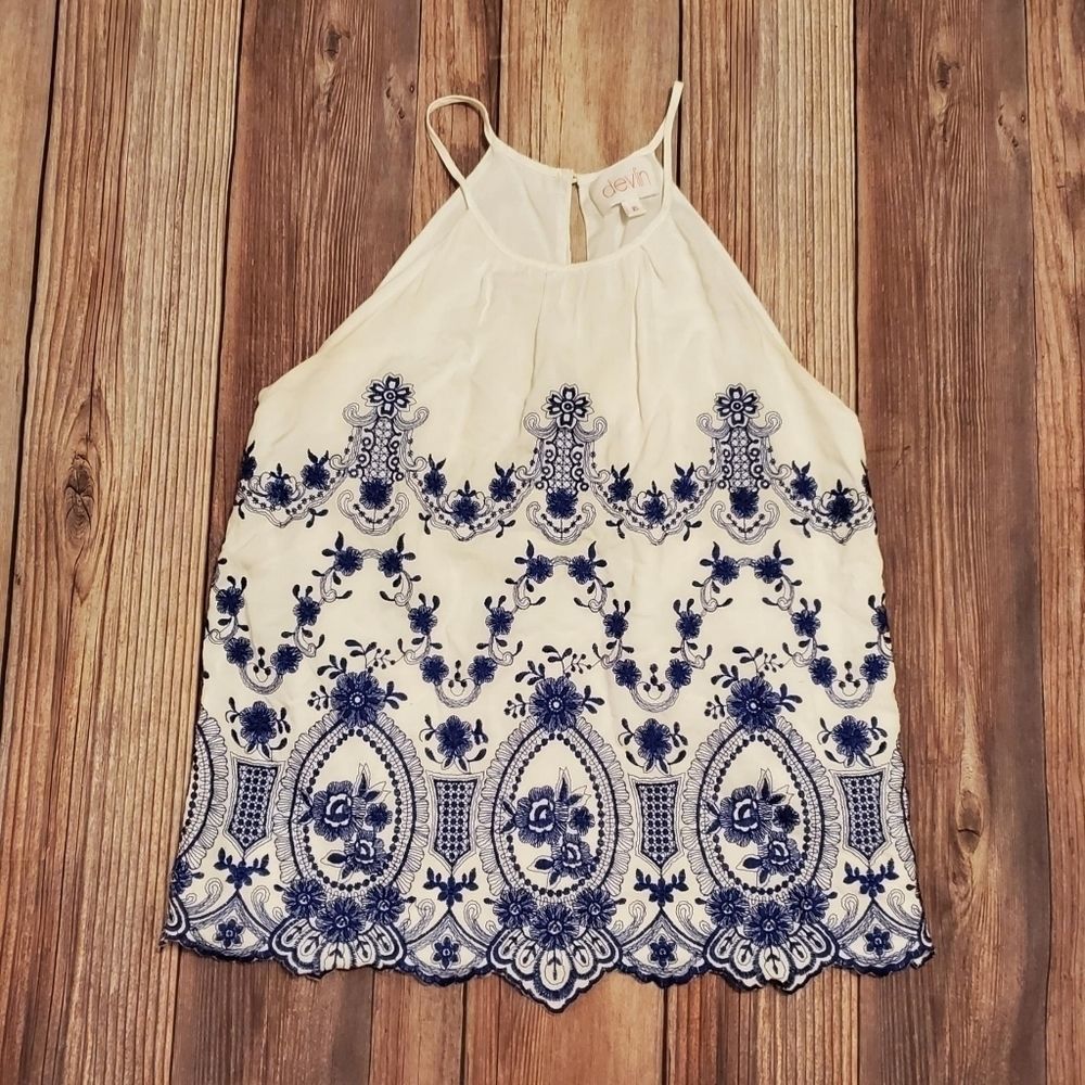 Embroidered top